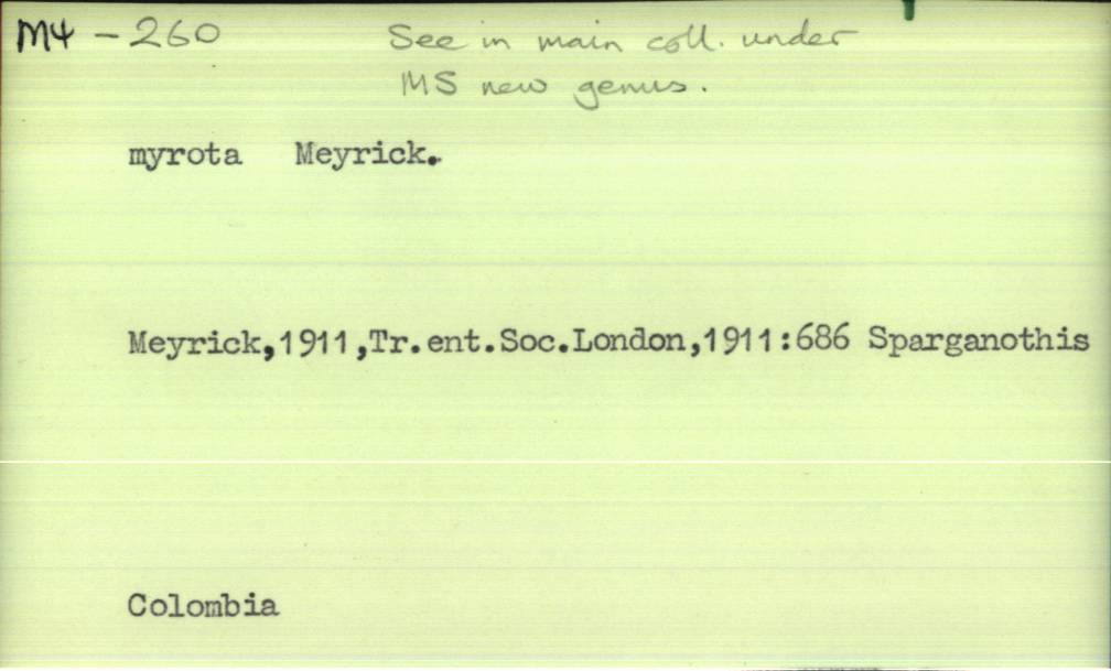 front of card